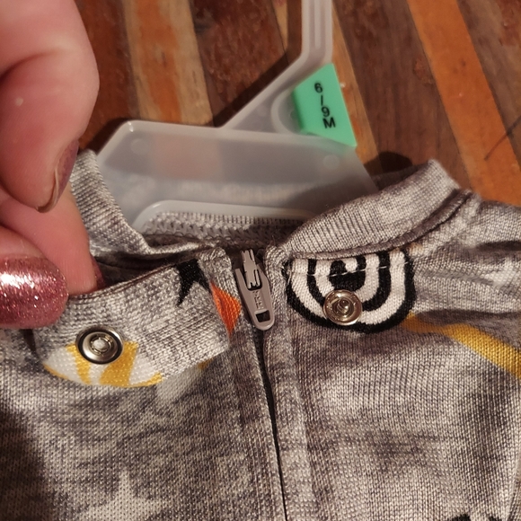 2 halloween footed onesies - Picture 2 of 4